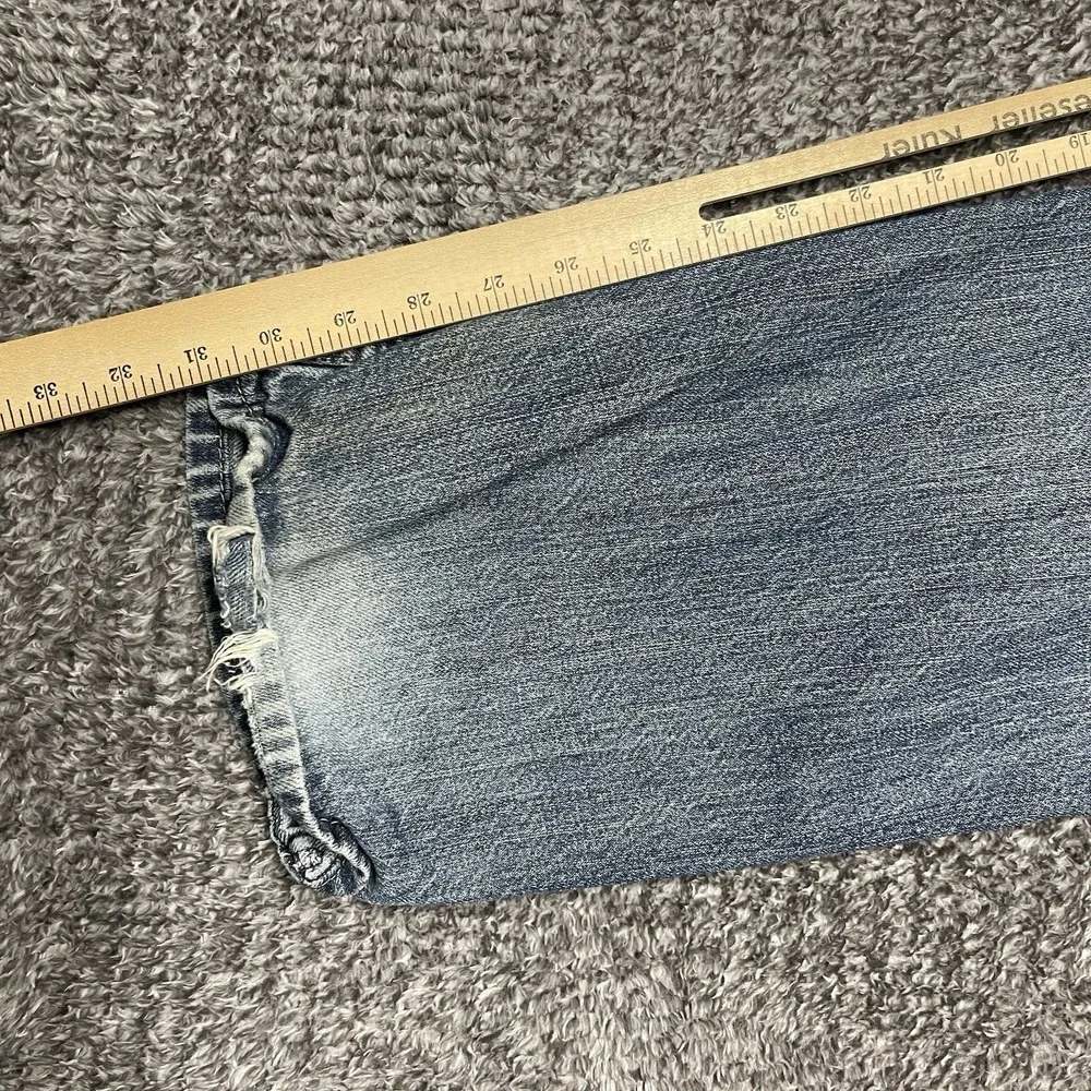 Levis 514‎ Jeans Mens 38x32 Blue Straight Denim Workwear Medium Wash